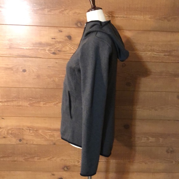 Lululemon Fleece & Thank You 1/2 zip sz 6 dark gray hooded pullover - Picture 5 of 9